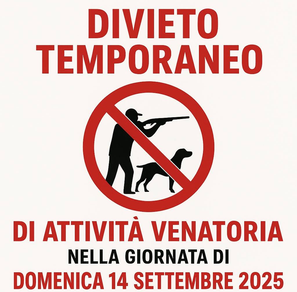 immagine_evidenza_coreno_ausonio Divieto temporaneo di attività venatoria nella giornata di Domenica 14 settembre 2025